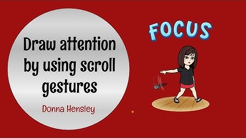 Scroll Gesture Keys to Zoom