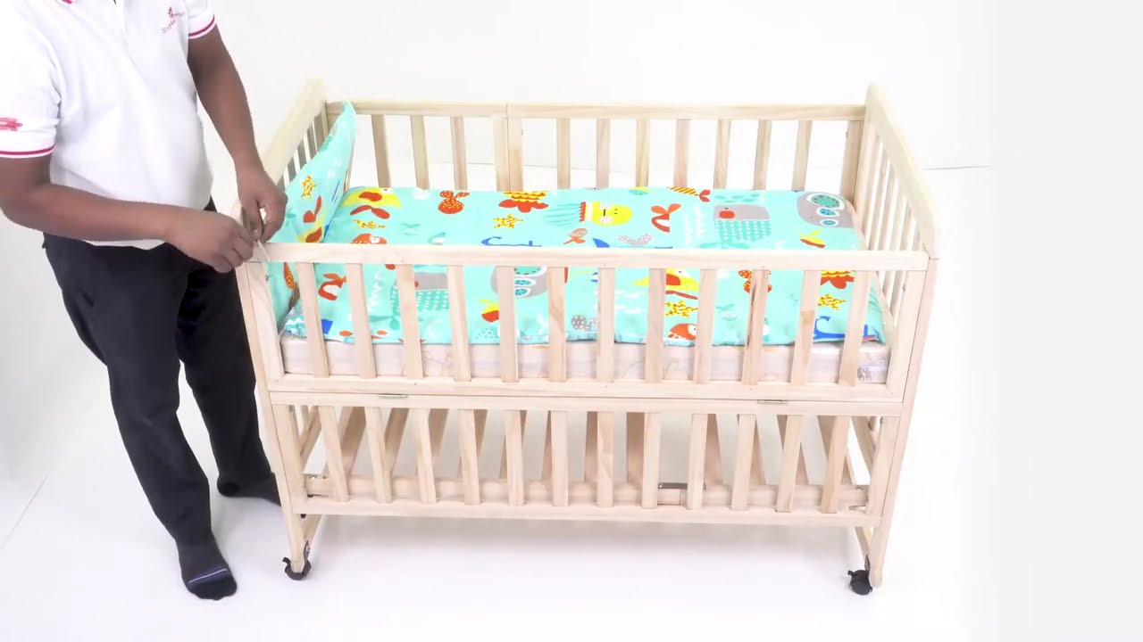 StarAndDaisy VersaWood Multifunctional Wooden Cot Easy to Assemble Guide, how to Assemble Baby Cot?