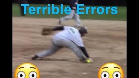 Amateur Baseball & Softball Errors Compilation