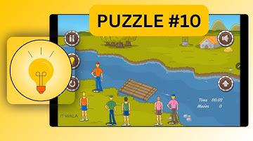 Rivieroversteekpuzzel met rovers en handelaren uitgelegd | Logische puzzeltutorial | IT WALA