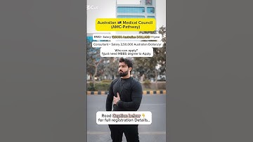 AMC (Australian Medical Council) Pathway for IMGs.  Read description for full details #australia