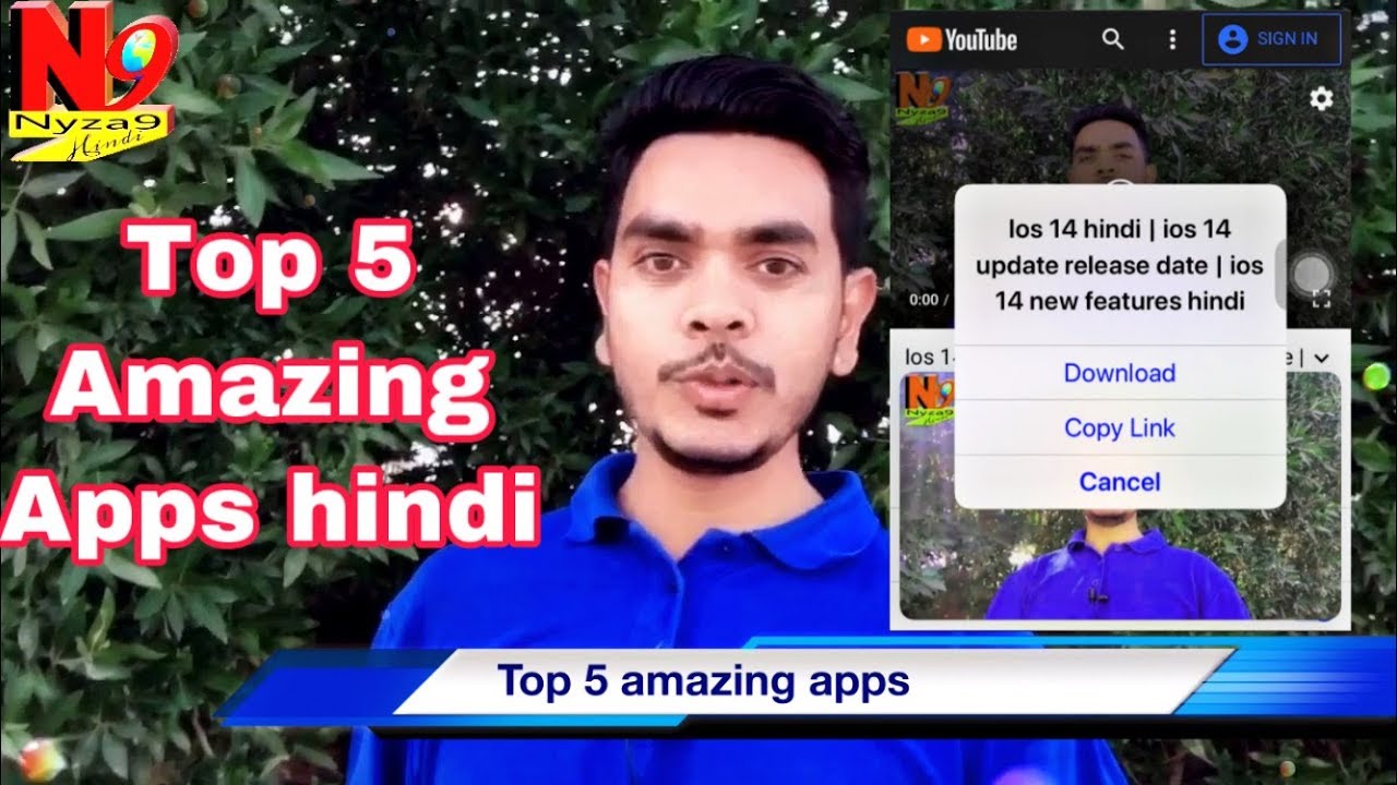 To 5 Apps For IPhone Hindi Top 5 Ios Apps Free IPhone Apps 2020