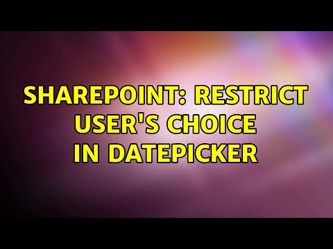 Sharepoint: Restrict User's