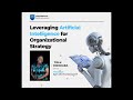 Leveraging Artificial Intelligence for Organisational Strategy|Episode 2