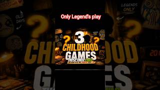 childhood games 🥹 only Legend play # viral shorts # trending gaming videos # old games # nostalgia