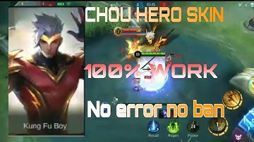 Chou Hero Skin Script! THUNDER FIST