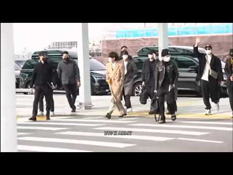 BTS(방탄소년단),Incheon Airport Departure || BTS X ARMY 💜