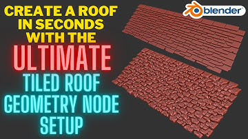 The ultimate tiled roof geometry node setup
