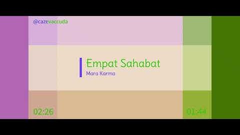 Empat Sahabat - Mara Karma