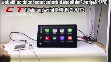 How does the USB CarPlay Dongle work in Android  and WINCE sysetm.
