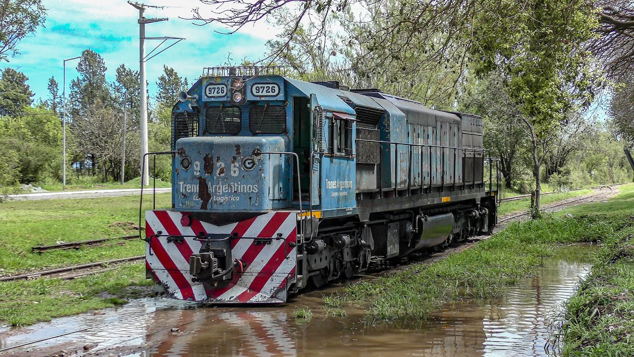 EMD GT22CU 9726: Navegando vías difíciles en Juárez Celman