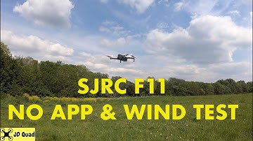 SJRC F11 No App Test On A Windy Sunny Day Video