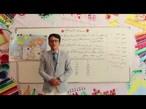 جغرافیه صنف هشتم درس  جغرافیای سیاسی اروپا