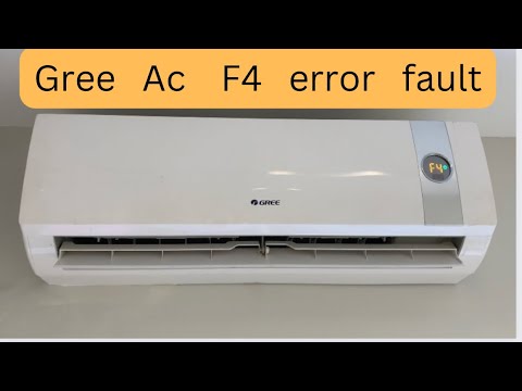 How to gree ac F4 error problem// F4 error in gree ac // F4 error in gree inverter ac #f4error