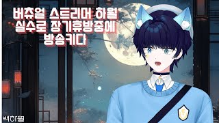 버츄얼 스트리머 하월 방송사고