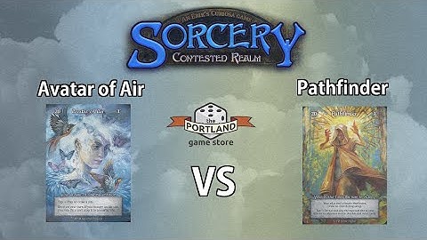 Pathfinder and Avatar of Air battle at Portland Game Store! 05.10.25