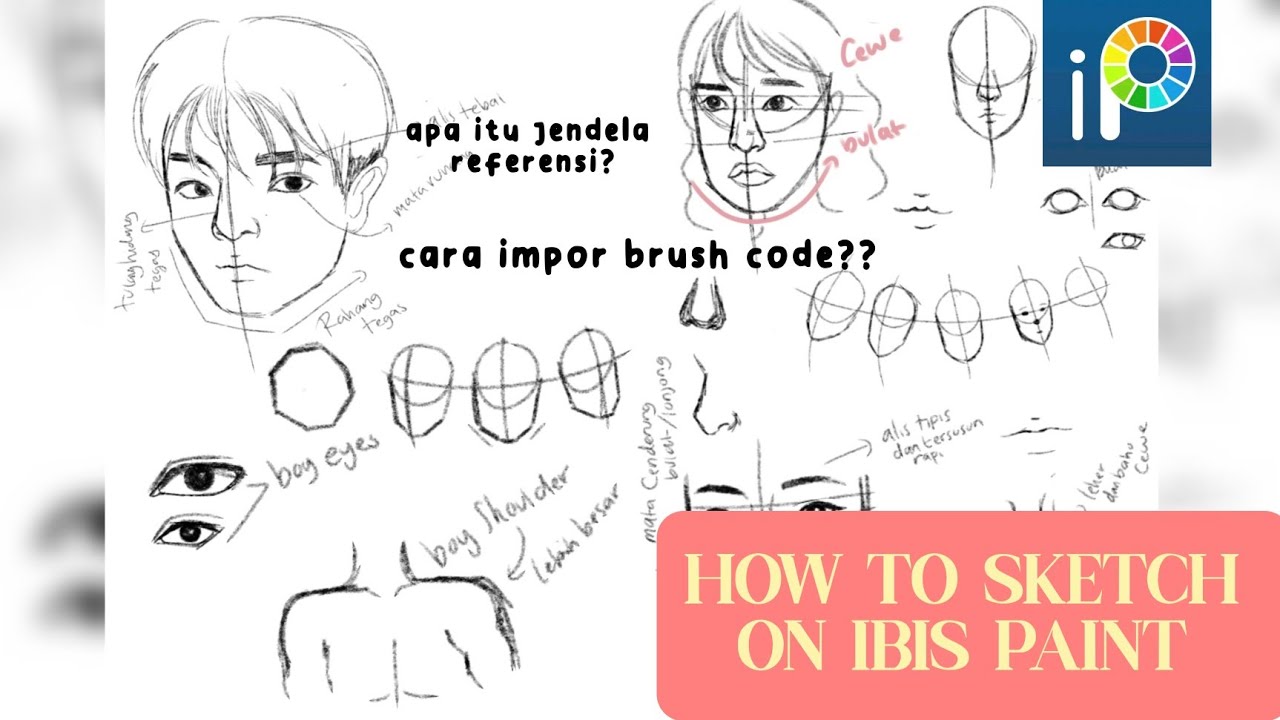 How to sketch on Ibis Paint X - YouTube