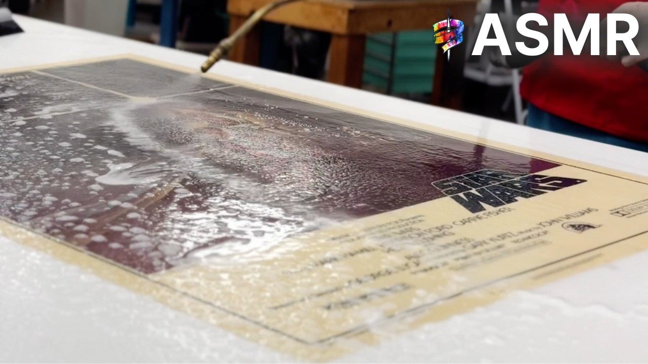 ASMR | Cleaning Star Wars Movie Posters