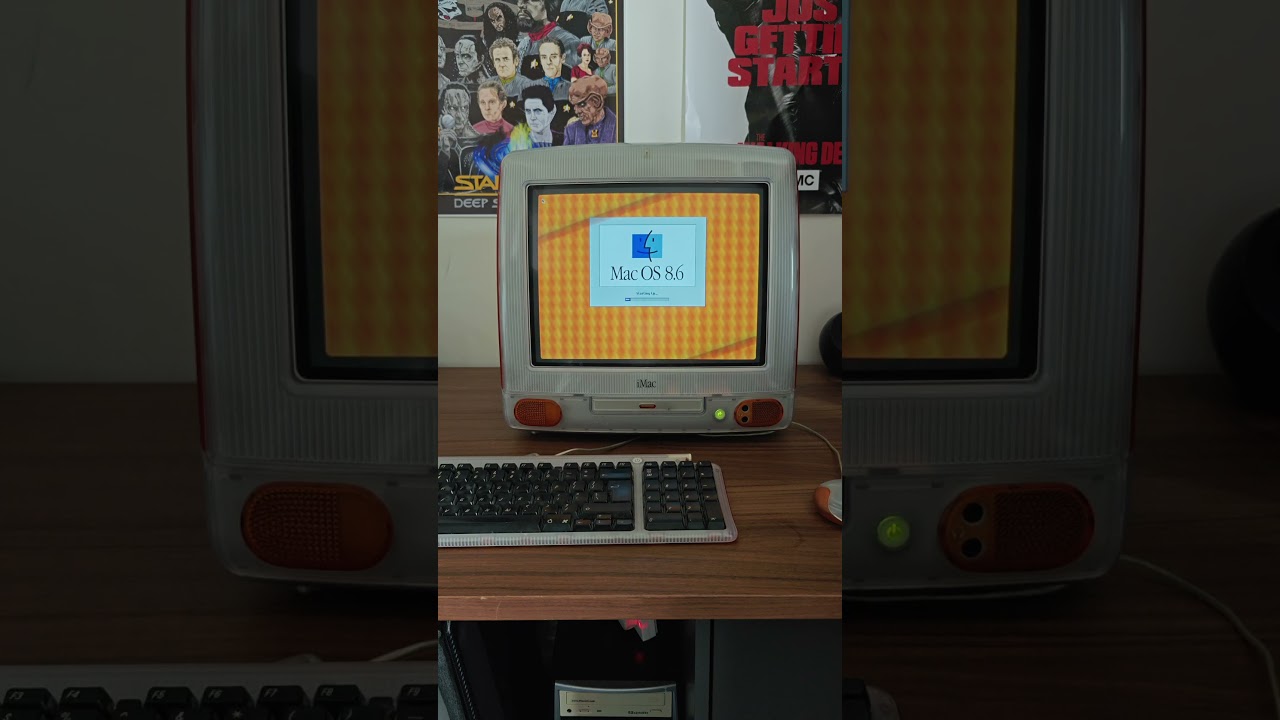 iMac G3 - Mac OS 8.6 Boot (1999, G3 266Mhz/32MB RAM) #apple #imac