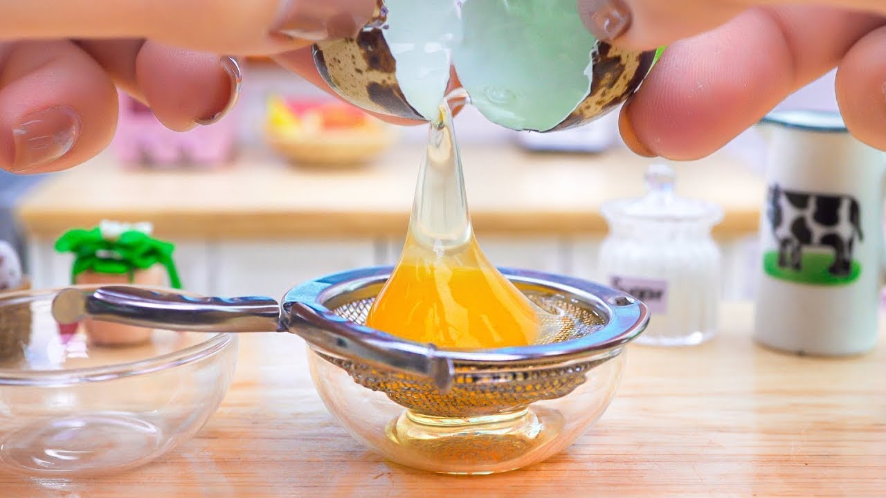 Yummy Tiny Food in The Miniature Kitchen Delicious Miniature Food