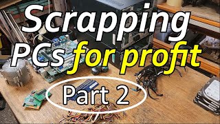Acer Veriton PCs for Ewaste Scrap - Part 2. Ebay Results plus Scrapping the Hard Drives for Magnets.