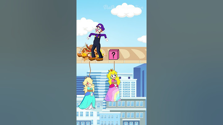 POV Challenge: Help Princess Peach Escape Danger - Luigi vs Waluigi #supermario #mario