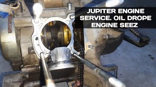 Tvs jupiter engine piston & block and overall engine service. Engine timing, valve setting , millage