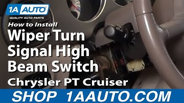 How to Replace Combination Switch 01-05 Chrysler PT Cruiser