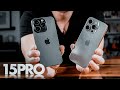 Iphone 15 pro black vs natural titanium