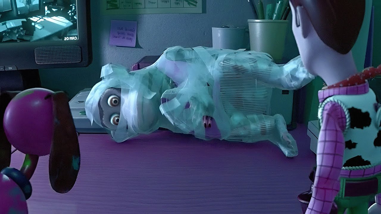 Toy Story - Monkey covered with tape! | Sponsored by Klasky Csupo 2001 Effects