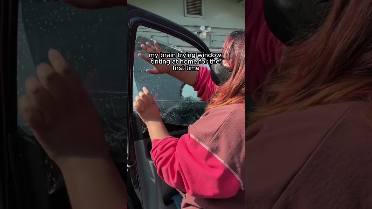 Window tinting is so satisfying 🥺❤️ 