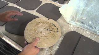 Making a wood textured tunnel breeding cave for fish - Clay Craft Malaysia