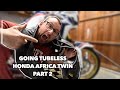 3M tubeless conversion Honda Africa Twin, part 2