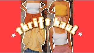 thrift haul + try on ✰