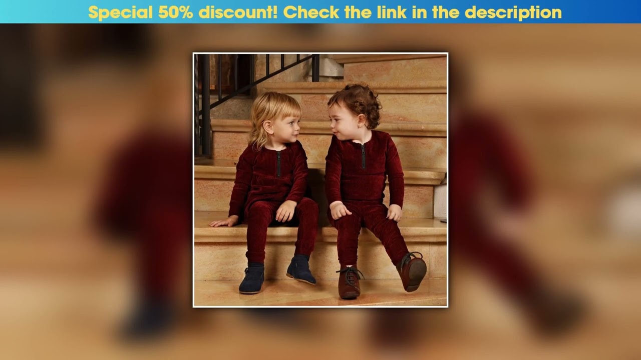 Unboxing Fall/winter chenier family matching clothes maxi dress baby top and pants set boy girl t-s