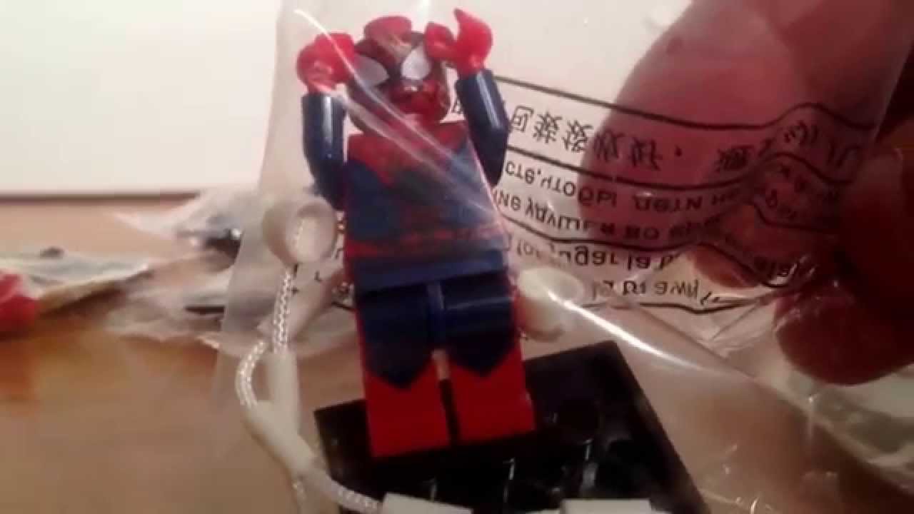 MiniFiguresHD - SuperHero Replica MiniFigures UnBoxing from eBay China Joker Wolverine Spiderman - YouTube