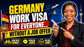 Germany Opens SPECIAL VISA for Foreign Workers | No Applying for Jobs