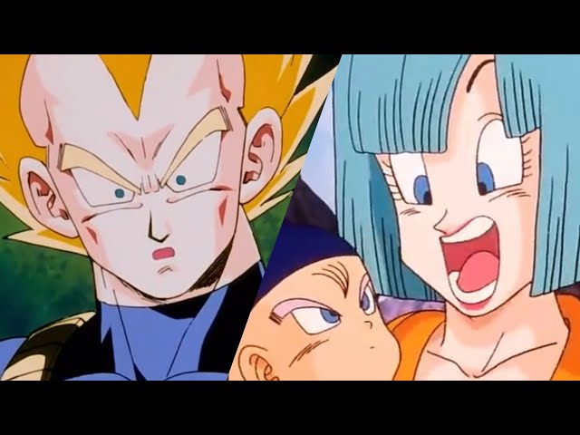 Trunks revela para Goku que é filho de Vegeta e Bulma - Dragon