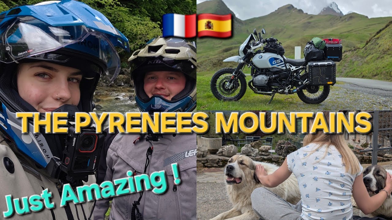 Our Motorcycle Trip To The French & Spanish Pyrenees Mountains, National Park Col D'Aubisque Pt.1