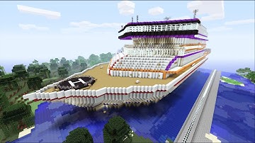 Minecraft Xbox - Luxory Cruise Ship - Prestige Sur La Mer - Part 1