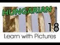 Learn Hungarian Vocabulary with Pictures - Simple Numbers in Hungarian