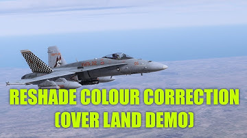 DCS World: Reshade - Over land video (Ultrawide)
