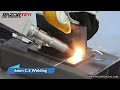 double axis handheld fiber laser welding machine with double wire feeding