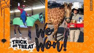 WE WON A HORSE COSTUME CONTEST! HAPPY HALLOWEEN!