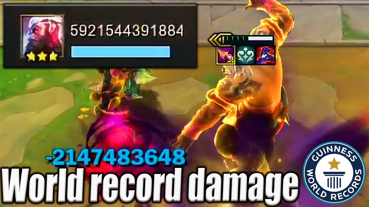 World record damage 5921544391884. Udyr ⭐⭐⭐ do negativ damage 2147483648. TFT SET 11 tft 