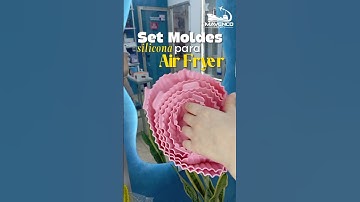 Moldes de Silicona para Freidora de aire 🍥 incluye 6 piezas 🤩 #tachira #venezuela #airfryer #