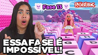 COMPLETEI O ESTÁGIO IMPOSSÍVEL DO PARKOUR DE TECLADOS NO ROBLOX
