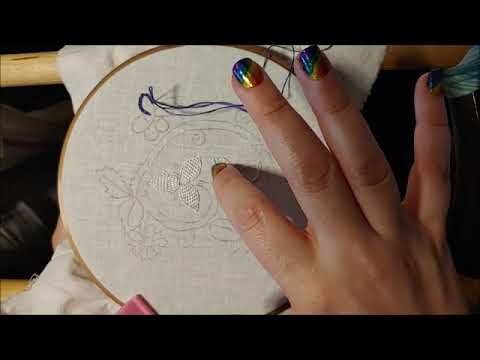 Surface Stitches: Chain Stitch Outline