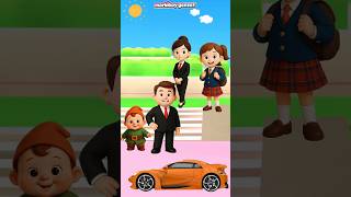Everyone’s heading out with their rides#cartoon #comedy #shorts
