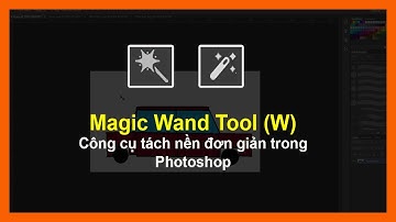 Magic Wand Tool (W) | Công cụ tách nền đơn giản trong Photoshop